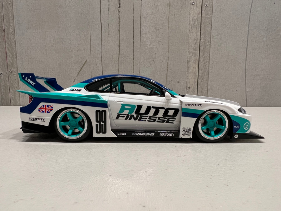 LB-Super Silhouette Nissan S15 SILVIA Auto Finesse - 1:18 Scale Resin Model Car -Topspeed
