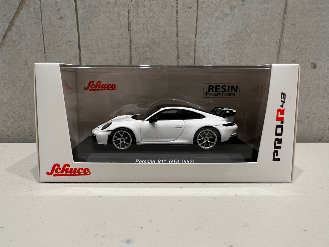 Porsche 992 GT3 White - 1:43 Scale Resin Model Car - Spark