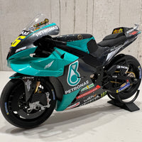 VALENTINO ROSSI 2021 YAMAHA YZR-M1 -TEAM PETRONAS YAMAHA SRT - 1:12 MOTOGP 2021 DIECAST MODEL