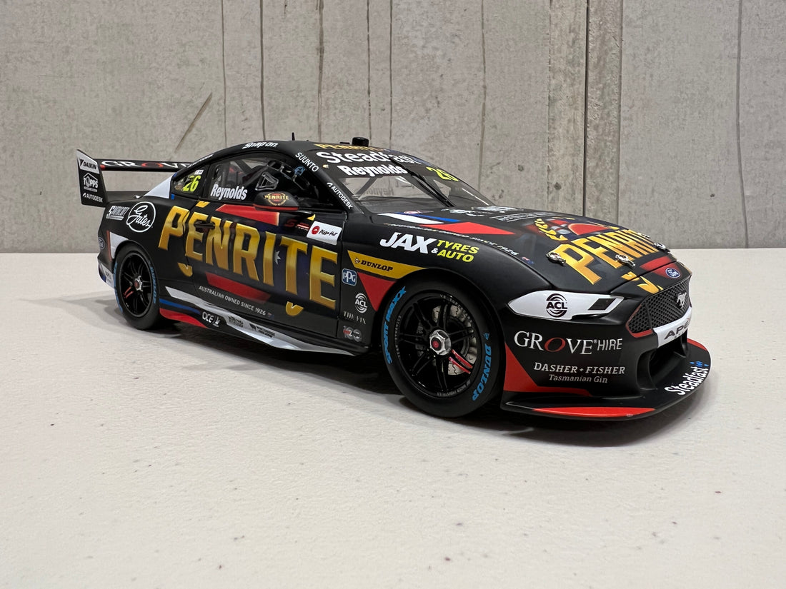 David Reynolds - Penrite Racing #26 Ford Mustang GT - 2022 Repco Supercars Championship Season - 1:18 Scale Diecast Model - AUTHENTIC COLLECTABLES