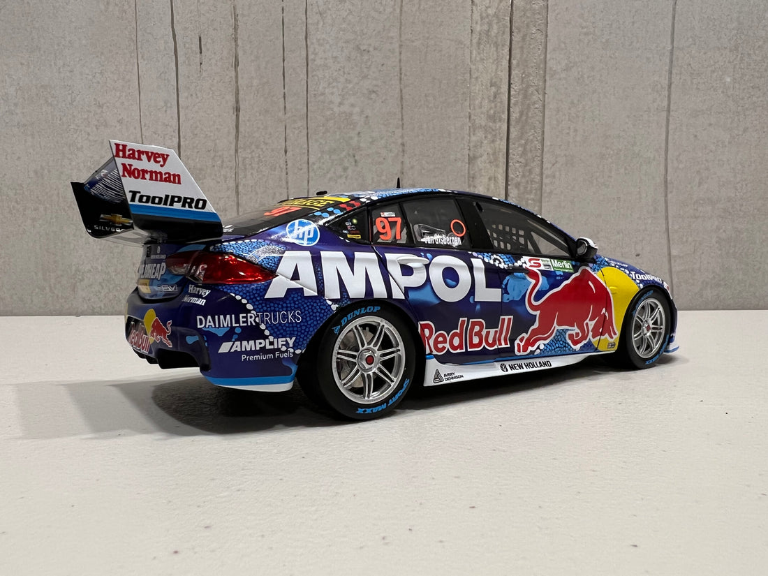 2022 HOLDEN ZB COMMODORE - RED BULL AMPOL RACING - SHANE VAN GISBERGEN #97 - Merlin Darwin Triple Crown Race 16 - 3RD PLACE - 1:18 Scale Diecast Model - BIANTE