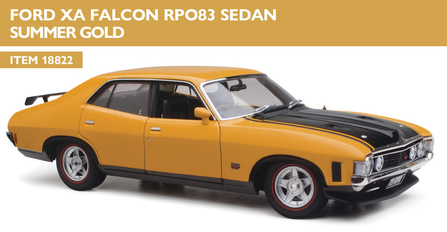 *PRE-ORDER* FORD XA FALCON RP083 SUMMER GOLD 1:18 DIECAST MODEL