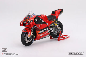 *PRE-ORDER* Ducati Desmosedici GP22 #63 2022 Presentation – Francesco Bagnaia - 1:12 Scale Diecast - TSM