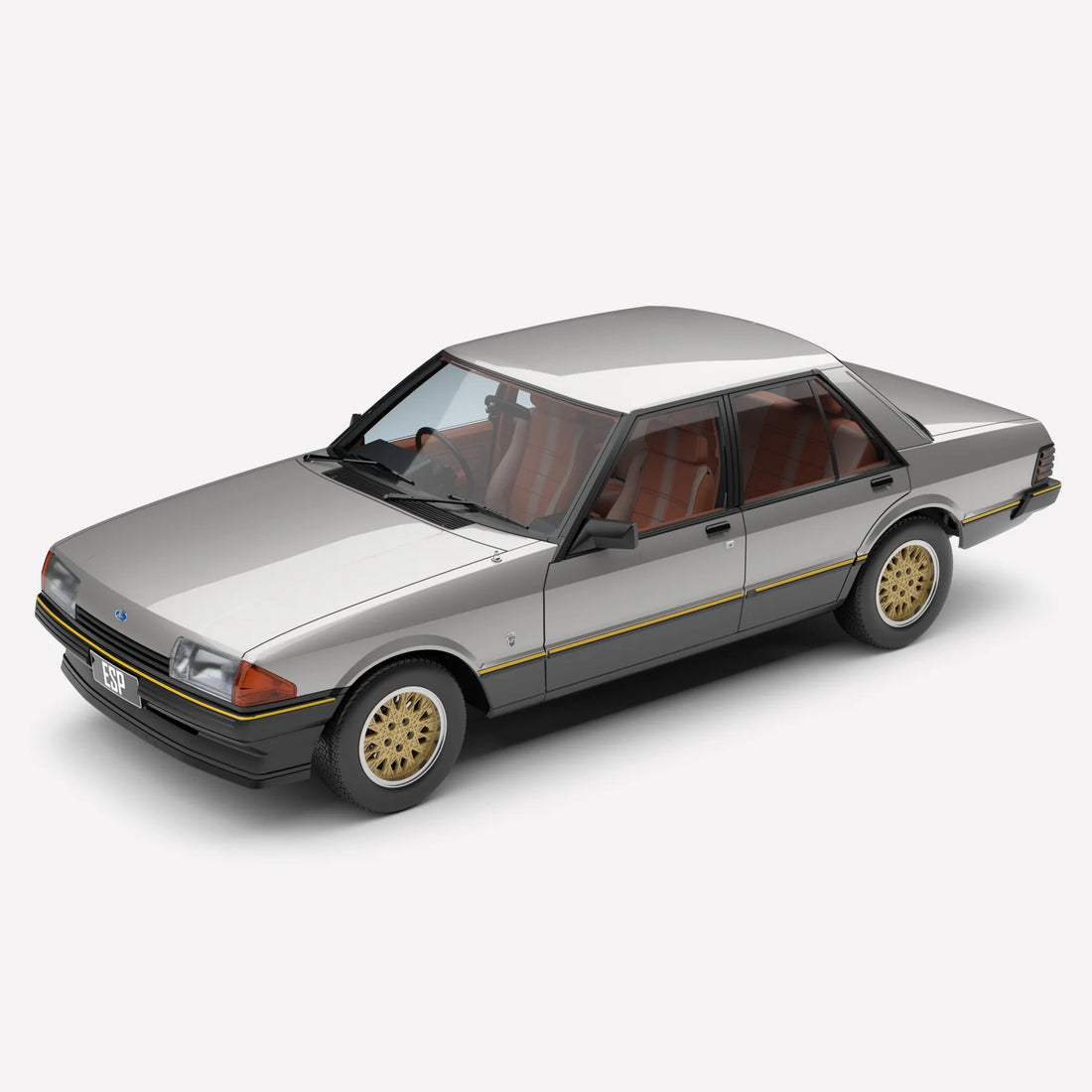 *PRE-ORDER* Ford XE Falcon ESP - Silver Grey over Charcoal - 1:18 Scale Diecast Model - Authentic Collectables