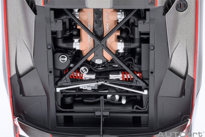 *PRE-ORDER* LAMBORGHINI SC18 ALSTON (GRIGIO DAYTONA / RED ACCENTS) - 1:18 SCALE MODEL
