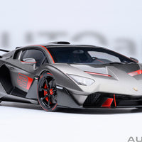 *PRE-ORDER* LAMBORGHINI SC18 ALSTON (GRIGIO DAYTONA / RED ACCENTS) - 1:18 SCALE MODEL