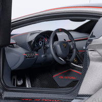 *PRE-ORDER* LAMBORGHINI SC18 ALSTON (GRIGIO DAYTONA / RED ACCENTS) - 1:18 SCALE MODEL