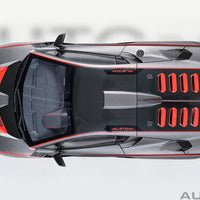 *PRE-ORDER* LAMBORGHINI SC18 ALSTON (GRIGIO DAYTONA / RED ACCENTS) - 1:18 SCALE MODEL