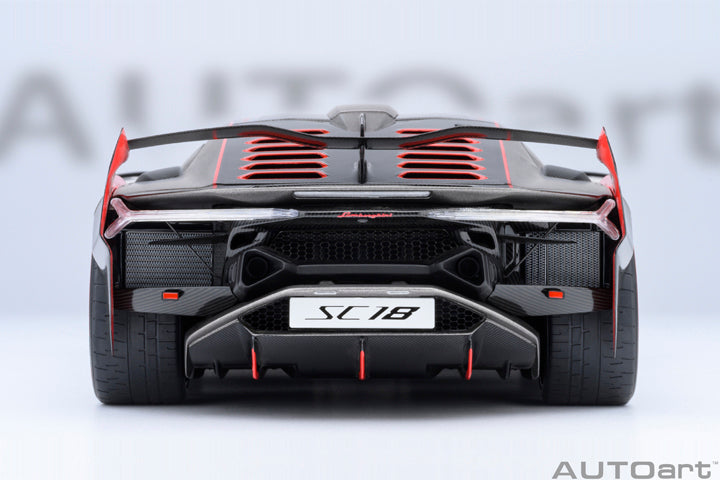 *PRE-ORDER* LAMBORGHINI SC18 ALSTON (GRIGIO DAYTONA / RED ACCENTS) - 1:18 SCALE MODEL