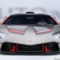 *PRE-ORDER* LAMBORGHINI SC18 ALSTON (GRIGIO DAYTONA / RED ACCENTS) - 1:18 SCALE MODEL