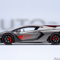 *PRE-ORDER* LAMBORGHINI SC18 ALSTON (GRIGIO DAYTONA / RED ACCENTS) - 1:18 SCALE MODEL