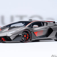 *PRE-ORDER* LAMBORGHINI SC18 ALSTON (GRIGIO DAYTONA / RED ACCENTS) - 1:18 SCALE MODEL
