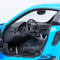 PORSCHE 911 (991.2) GT3 RS WEISSACH PACKAGE - RIVIERA BLUE - 1:18 SCALE MODEL - AUTOart