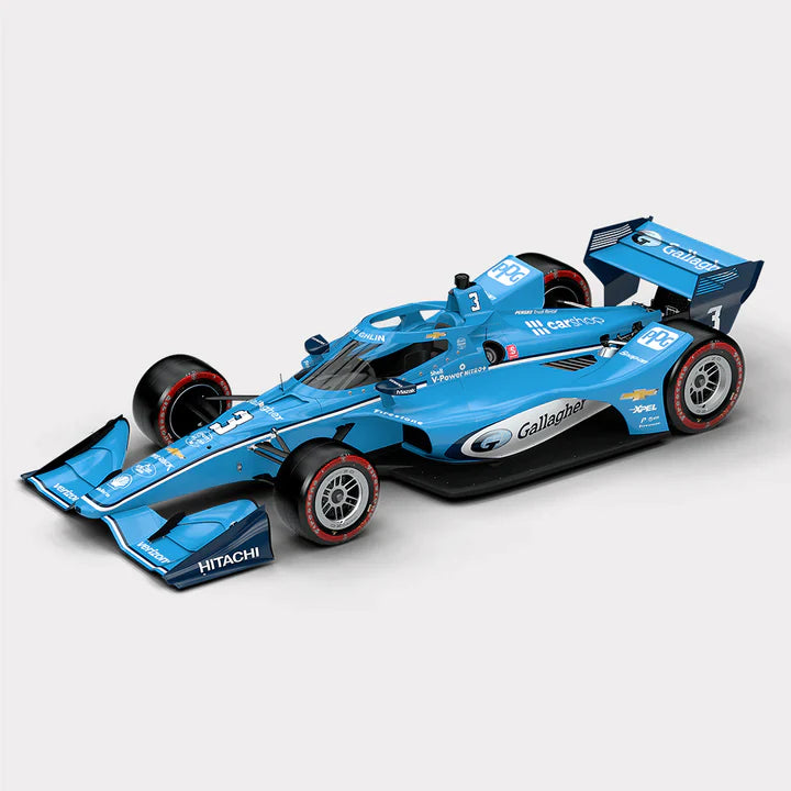 1:18 Team Penske #3 Gallagher Insurance Dallara Chevrolet IndyCar - 2022 Gallagher Grand Prix - Driver: Scott McLaughlin (Signature Edition)