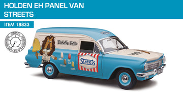 *PRE-ORDER* HOLDEN EH PANEL VAN "STREETS" 1:18 SCALE DIECAST MODEL