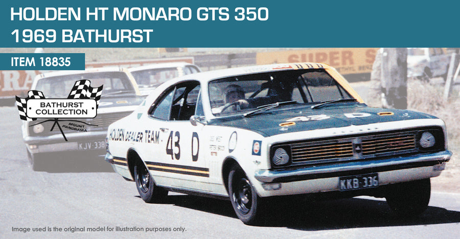 *PRE-ORDER* HOLDEN HT MONARO GTS 350 - 1969 BATHURST - 1:18 SCALE DIECAST MODEL