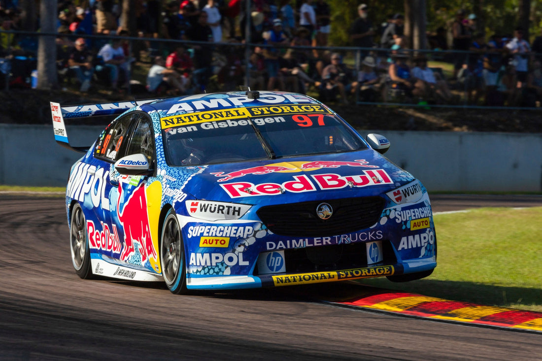 2022 HOLDEN ZB COMMODORE - RED BULL AMPOL RACING - SHANE VAN GISBERGEN #97 - Merlin Darwin Triple Crown Race 16 - 3RD PLACE - 1:18 Scale Diecast Model - BIANTE