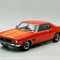 HOLDEN HQ MONARO GTS COUPE - TANGERINE WITH LONE O'RANGER STRIPES - 1:18 SCALE DIECAST MODEL - BIANTE/AUTOart