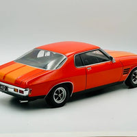 HOLDEN HQ MONARO GTS COUPE - TANGERINE WITH LONE O'RANGER STRIPES - 1:18 SCALE DIECAST MODEL - BIANTE/AUTOart