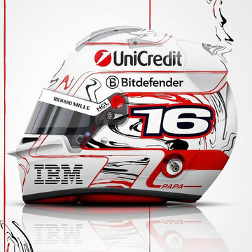 *PRE-ORDER* Charles Leclerc - 2025 Japan GP - Ferrari - 1:5 Scale Resin Model Helmet - Looksmart