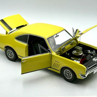HOLDEN HK MONARO GTS - WARWICK YELLOW - 1:18 SCALE DIECAST MODEL - BIANTE/AUTOart