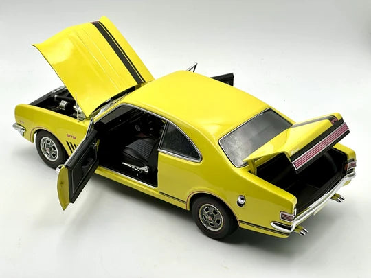 HOLDEN HK MONARO GTS - WARWICK YELLOW - 1:18 SCALE DIECAST MODEL - BIANTE/AUTOart