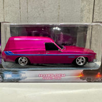 LIGHT UP HJ HOLDEN SANDMAN PANEL VAN CUSTOM BUBBLEGUM PINK - 1:24 SCALE