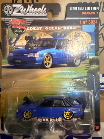 OZ WHEELS - Holden Commodore VK SS Group A, “Custom Blue meanie” - 2025 Diecast Model Expo