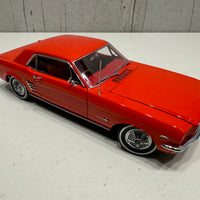 1966 Pony Mustang Signal Flare Red 1:18 Scale Diecast Model