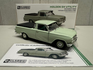 Holden EH Utility Balhannah green - 1:18 Scale Diecast Model