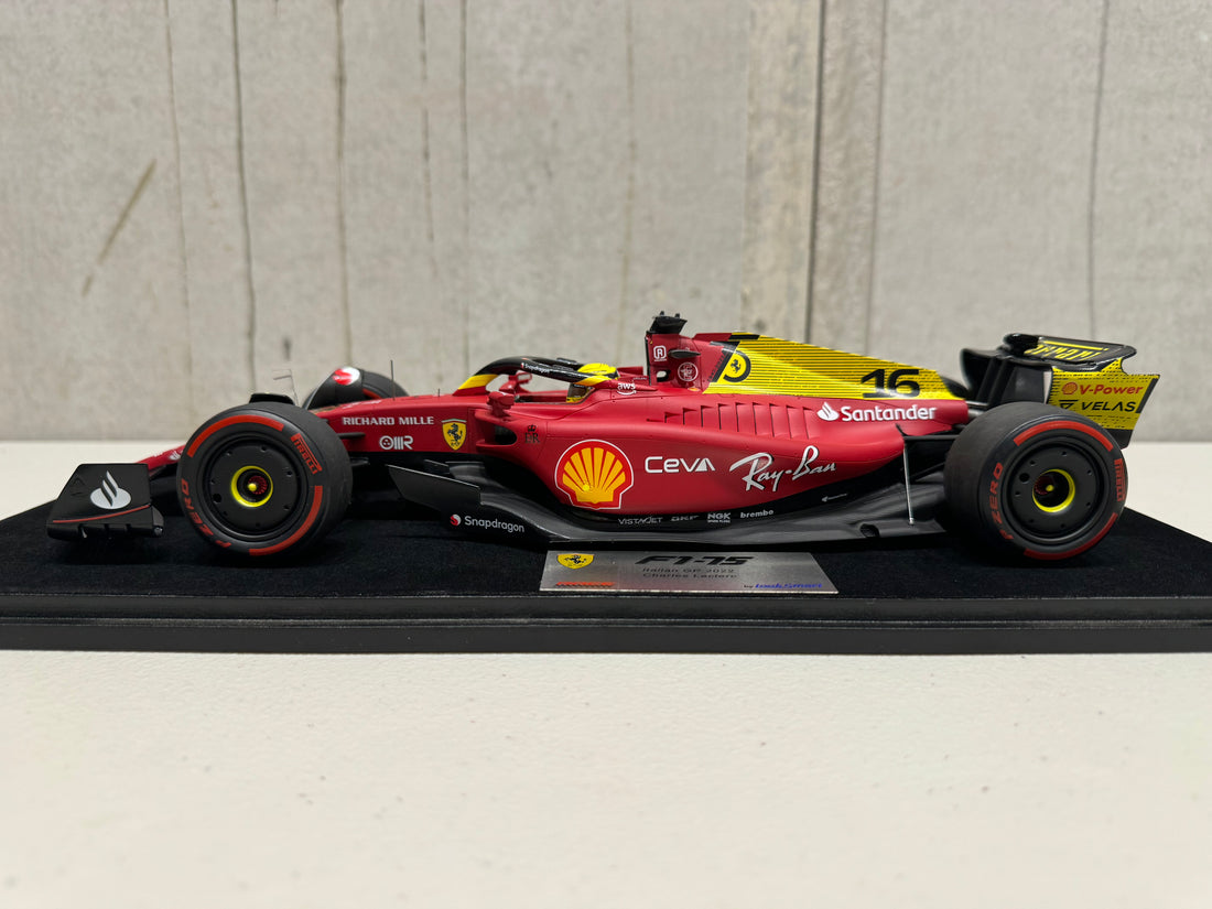 Ferrari F1-75 No.16 Italian GP 2022 - Charles Leclerc - 1:18 Scale Resin Model Car