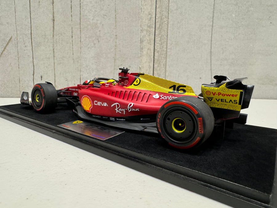 Ferrari F1-75 No.16 Italian GP 2022 - Charles Leclerc - 1:18 Scale Resin Model Car