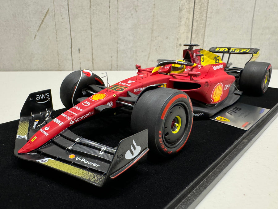 Ferrari F1-75 No.16 Italian GP 2022 - Charles Leclerc - 1:18 Scale Resin Model Car