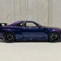 NISSAN SKYLINE GT-R (R34) Z-TUNE - MIDNIGHT PURPLE III - 1:18 SCALE MODEL - AUTOART