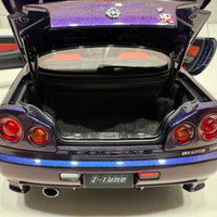 NISSAN SKYLINE GT-R (R34) Z-TUNE - MIDNIGHT PURPLE III - 1:18 SCALE MODEL - AUTOART