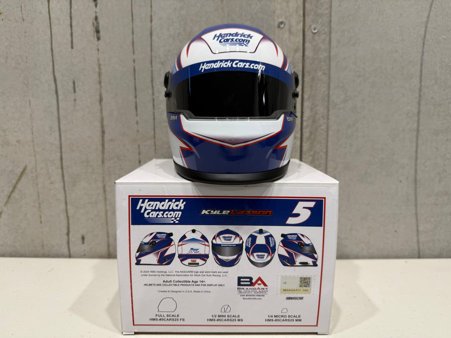 Kyle Larson 2025 Hendrickcars.com Mini Replica Helmet 1:2 Scale