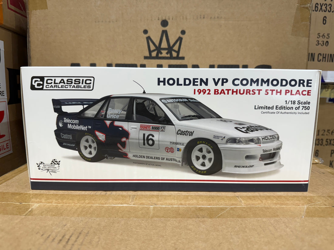Allan Grice - Win Percy - Holden VP Commodore 1992 Bathurst - 5th Position - 1:18 Scale Diecast Model