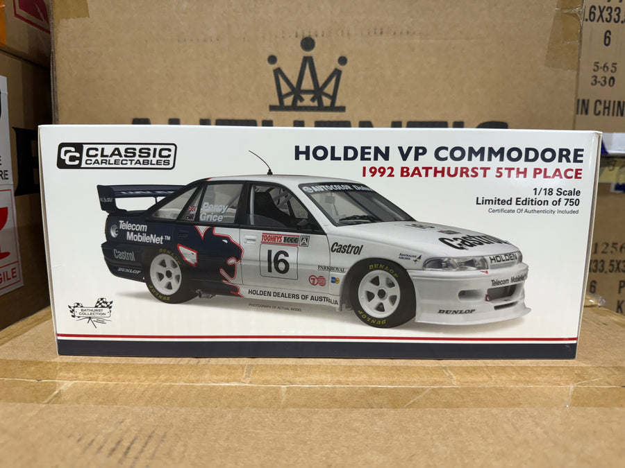 Allan Grice - Win Percy - Holden VP Commodore 1992 Bathurst - 5th Position - 1:18 Scale Diecast Model
