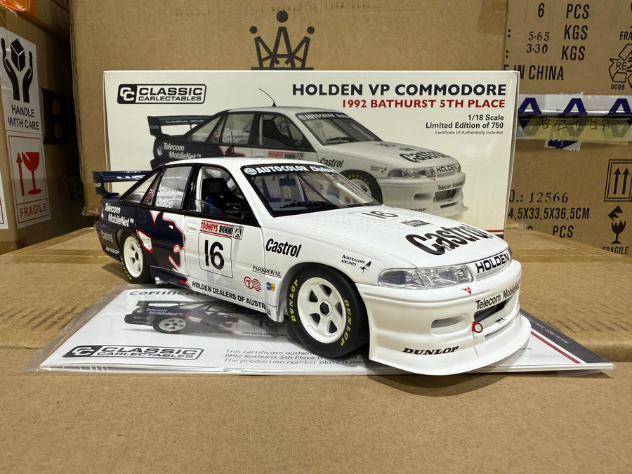 Allan Grice - Win Percy - Holden VP Commodore 1992 Bathurst - 5th Position - 1:18 Scale Diecast Model