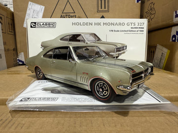 Holden HK Monaro GTS 327 Silver Mink - 1:18 Scale Diecast Model