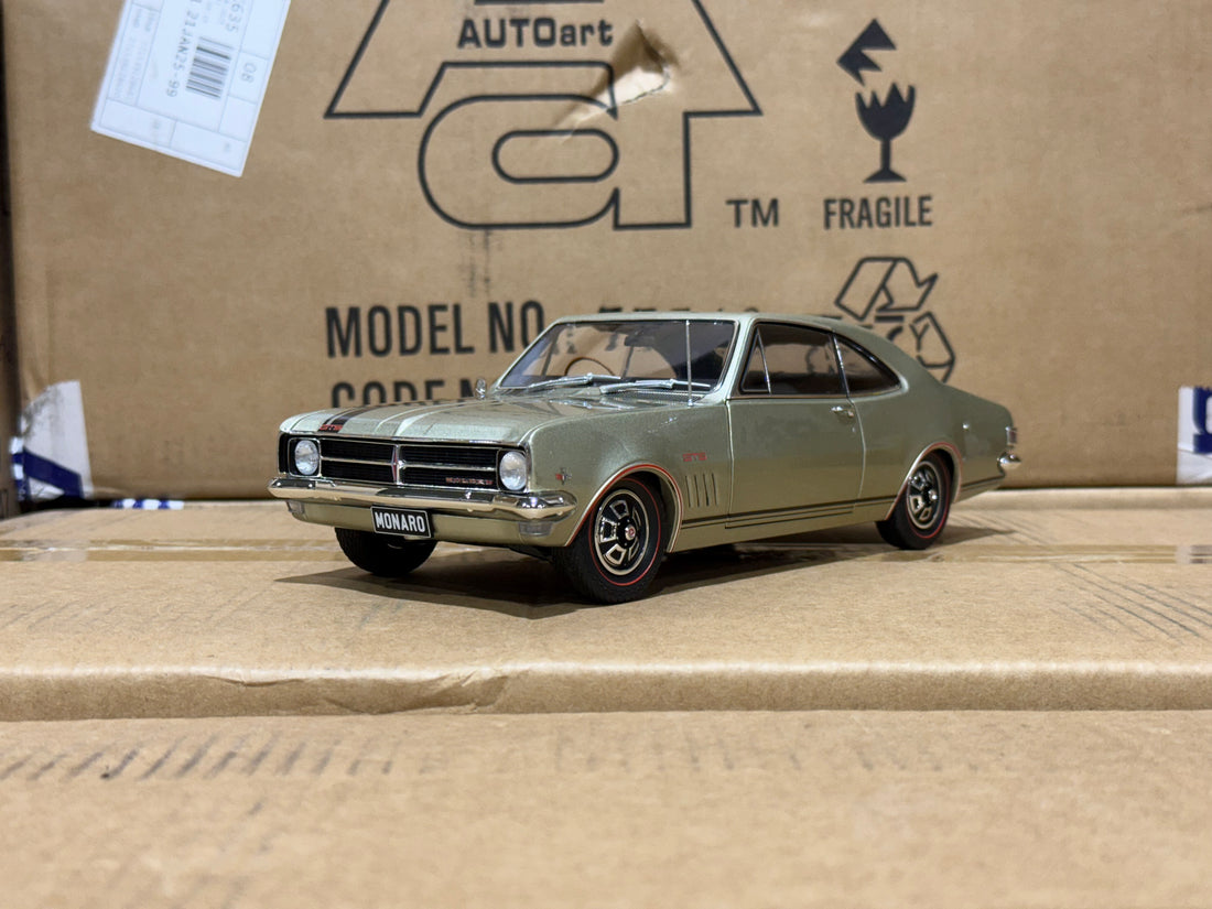 Holden HK Monaro GTS 327 Silver Mink - 1:18 Scale Diecast Model