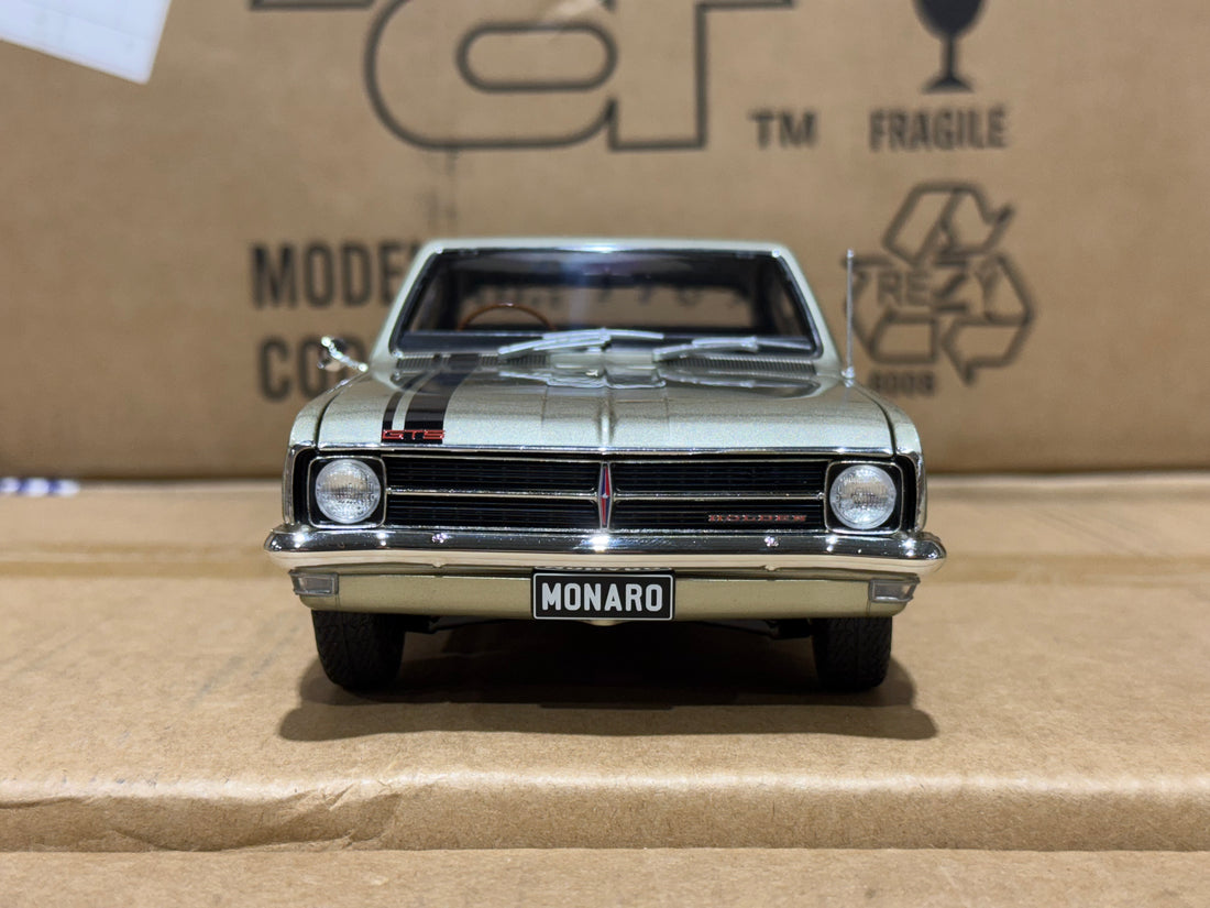 Holden HK Monaro GTS 327 Silver Mink - 1:18 Scale Diecast Model