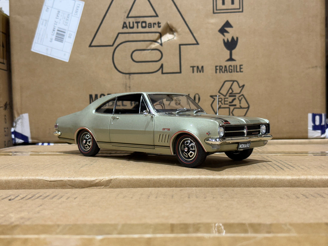 Holden HK Monaro GTS 327 Silver Mink - 1:18 Scale Diecast Model