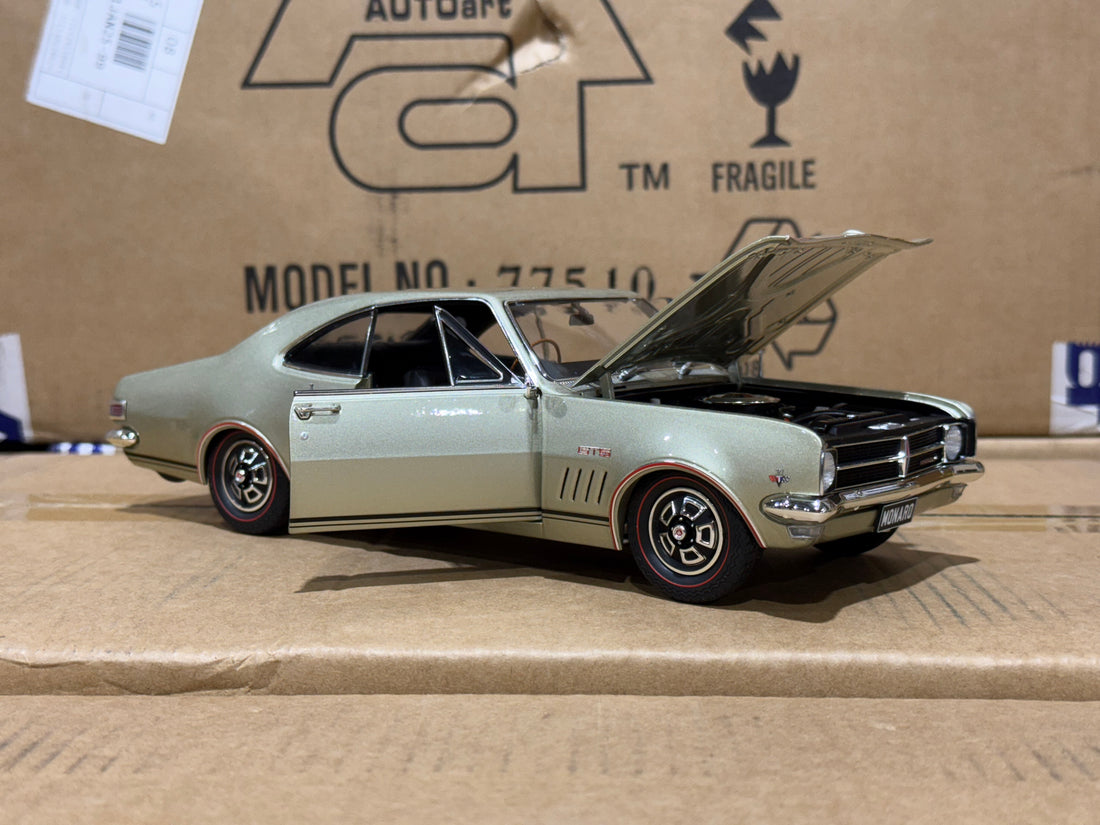 Holden HK Monaro GTS 327 Silver Mink - 1:18 Scale Diecast Model