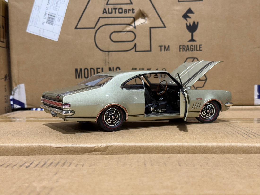 Holden HK Monaro GTS 327 Silver Mink - 1:18 Scale Diecast Model
