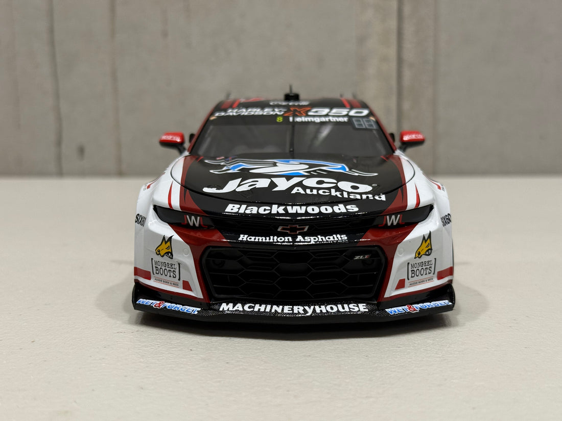 Andre Heimgartner - Brad Jones Racing R&J Batteries #8 Chevrolet Camaro ZL1 - 2024 Taupo Super400 Race 7 Winner - 1:18 Scale Diecast Model - AUTHENTIC COLLECTABLES
