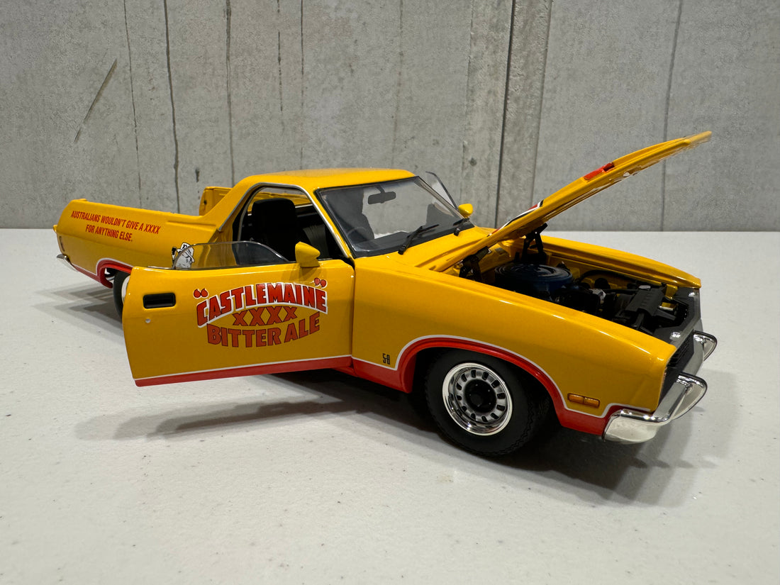 FORD XC UTILITY CASTLEMAINE XXXX - 1:18 SCALE DIECAST MODEL