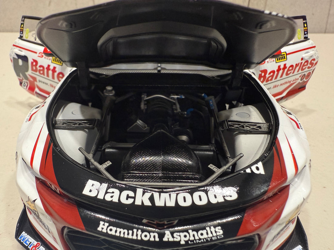 Andre Heimgartner - Brad Jones Racing R&J Batteries #8 Chevrolet Camaro ZL1 - 2024 Taupo Super400 Race 7 Winner - 1:18 Scale Diecast Model - AUTHENTIC COLLECTABLES