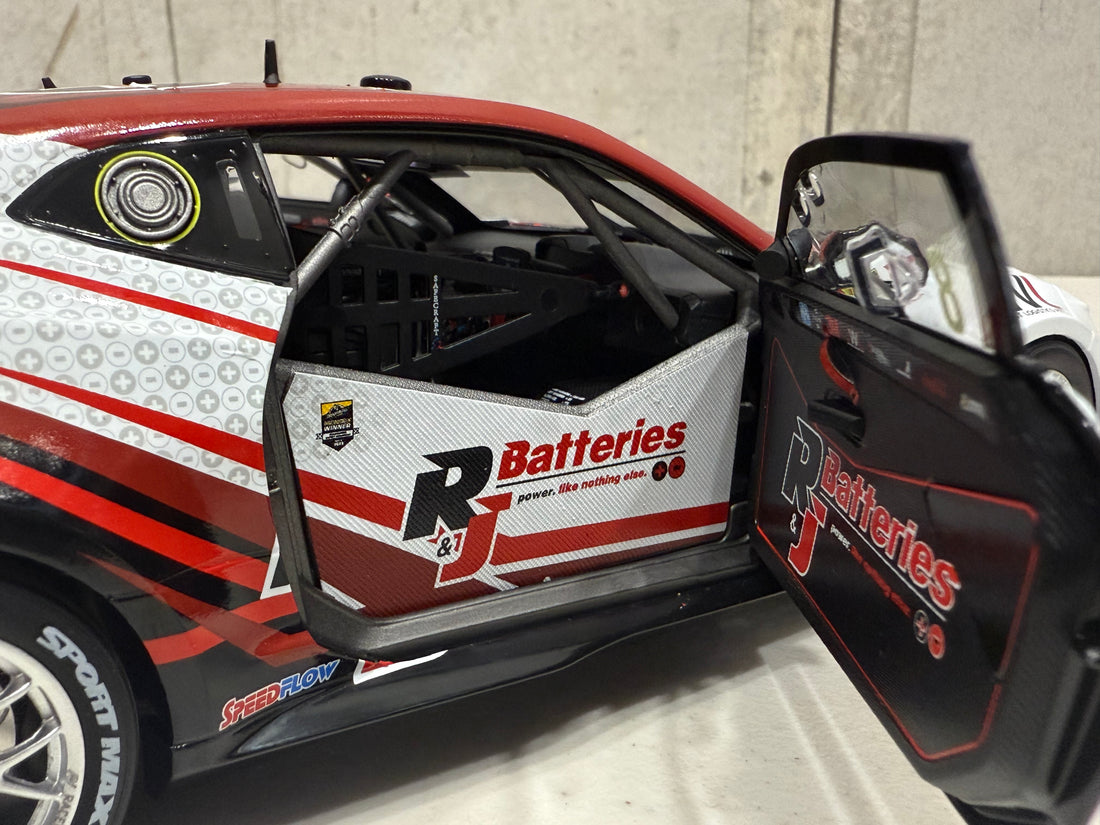 Andre Heimgartner - Brad Jones Racing R&J Batteries #8 Chevrolet Camaro ZL1 - 2024 Taupo Super400 Race 7 Winner - 1:18 Scale Diecast Model - AUTHENTIC COLLECTABLES