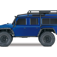 TRAXXAS TRX-4 LAND ROVER DEFENDER SCALE AND TRAIL CRAWLER BLUE - 1:10 SCALE